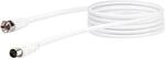 Schwaiger SAT-Anschlusskabel 75 dB 3 m F-Stecker/IEC-Buchse