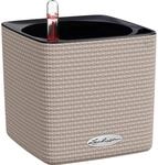 Lechuza&reg; Pflanzgef&auml;&szlig; Cube Color 14 cm x 14 cm x 14 cm Sandbraun