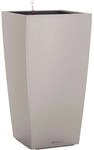 Lechuza&reg; Pflanzgef&auml;&szlig; Cubico Color 22 cm x 22 cm x 41 cm Sandbraun