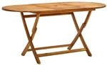 vidaXL Klappbarer Gartentisch 160x85x75 cm Massivholz Akazie 313324