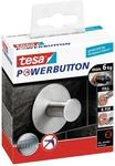 Tesa Powerbutton Haken Classic Edelstahl Rund