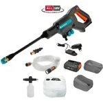 Gardena Akku-Mitteldruckreiniger AquaClean 24/18V P4A Set Gardena Akku-Mitteldruckreiniger AquaClean 24/18V P4A Set