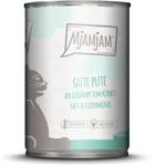 Mjamjam Nassfutter Pute an Ged&auml;mpftem K&uuml;rbis 400 g