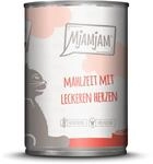 Mjamjam Nassfutter Mahlzeit mit Leckeren Herzen 400 g