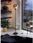 Eglo Stehleuchte Carlton 1 1-flammig Schwarz-Kupfer E27 60W