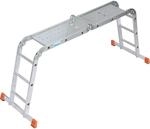 Krause Gelenkleiter MultiMatic Monto mit Plattform 4 x 3 Sprossen