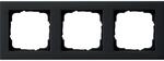 Gira Abdeckrahmen 3-Fach Serie E2 Schwarz Matt