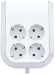 REV Ritter Steckdosenadapter MultiPower 4-fach EB Wei&szlig;