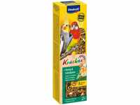 Vitakraft Vogel-Ergänzungsfutter Kräcker Honig und Eukalyptus 2 Stück (180 g)