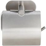 Wenko Toilettenpapierhalter Turbo-Loc Edelstahl mit Deckel Orea Matt