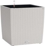 Lechuza&reg; Pflanzgef&auml;&szlig; Cube Cottage 40 cm x 40 cm x 40 cm Lichtgrau