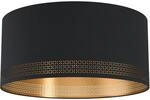 Eglo Deckenleuchte Esteperra 1-flammig Schwarz-Gold E27 40W