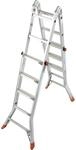 Krause Gelenk-Teleskopleiter TeleMatic 4 x 5 Sprossen 520 cm x 69 cm x 400 cm