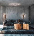 Eglo LED Deckenleuchte Boyal Schwarz-Braun rustikal 3 x 12 W