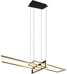 Trio LED Pendelleuchte Salinas Messing matt 1500 mm x 1100 mm x 400 mm