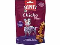 Rinti Hunde-Natursnacks Chicko Plus Käse-Schinken-Würfel mit Huhn 80 g