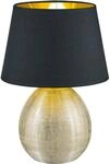 Trio Tischleuchte Luxor H: 35 cm Schwarz-Gold