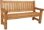 Garden Pleasure Bank Allg&auml;u 3-Sitzer Braun FSC&reg;