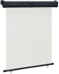 vidaXL Balkon-Seitenmarkise 145x250 cm Creme 48425