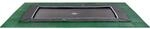EXIT Dynamic Ebenerdiges Trampolin 244 x 427 cm mit Freezone Sicherheitsplatten