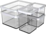 Rotho Dosen-Set Loft Premium Transparent 5-teilig