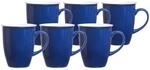 Ritzenhoff & Breker DOPPIO Kaffeebecher 320 ml 6er Set Blau