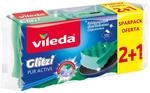 Vileda Reinigungsschwamm Glitzi Pur Active 2+1