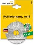 Schellenberg Rollladengurt Mini 14 mm 6 m Wei&szlig;