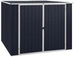 vidaXL Ger&auml;tehaus Anthrazit 195x198x159 cm Verzinkter Stahl 661031