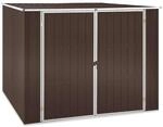 vidaXL Ger&auml;tehaus Braun 195x198x159 cm Verzinkter Stahl 661032