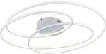 Trio LED Deckenleuchte Gale Wei&szlig; matt 145 mm x 800 mm x 650 mm