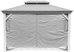 Sojag Vorhang-Set f&uuml;r Aluminium Pavillon Messina 10 x 12 Taupe