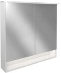Fackelmann Spiegelschrank B.Style Wei&szlig; 80 cm mit Softclose T&uuml;ren