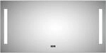 DSK Design LED-Lichtspiegel Silver Time 120 cm x 60 cm