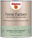 Alpina Feine Farben Lack No. 10 H&uuml;terin der Freiheit&reg; Gr&uuml;n edelmatt 750 ml