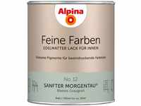 Alpina Feine Farben Lack No. 12 Sanfter Morgentau ® Grau-Grün edelmatt 750 ml