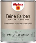 Alpina Feine Farben Lack No. 12 Sanfter Morgentau &reg; Grau-Gr&uuml;n edelmatt 750 ml