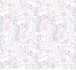 Vliestapete Blumen Kinderzimmertapete Lila Rosa FSC&reg;