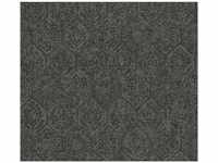 Vliestapete Orient Vintage Matt Leicht Strukturiert Grau Schwarz FSC®