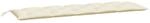 vidaXL Gartenbank-Auflage Cremewei&szlig; 180x50x7 cm Oxford-Gewebe 314970