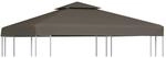vidaXL Pavillon-Dachplane mit Kaminabzug 310 g/m&sup2; 3x3 m Taupe 44756