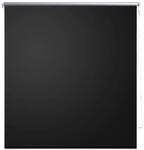 vidaXL Verdunkelungsrollo 160 x 175 cm Schwarz