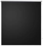 vidaXL Verdunkelungsrollo Rollo 120 x 230 cm Schwarz