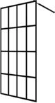 vidaXL Duschwand f&uuml;r Walk-In Dusche Klares Sicherheitsglas 118x190 cm 145677