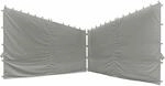 Siena Garden Seitenteile 2er Set zu Pavillon Berlino 300 cm x 197 cm Grau