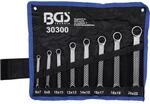 BGS Doppel Ringschl&uuml;ssel Satz Extra Flach SW 6 22 Mm 8Tlg 30300