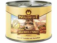 Wolfsblut Hunde-Nassfutter Wild Duck und Turkey Adult Ente und Truthahn mit Kart