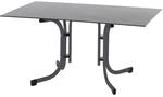 Siena Garden Klapptisch Sola Rechteckig HPL Anthrazit 90 cm x 140 cm