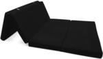Beautissu Comfort Klappmatratze 195x120x7cm Schwarz