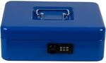 Burg-W&auml;chter Geldkassette mit Zahlenschloss Money Code 5025 Blau